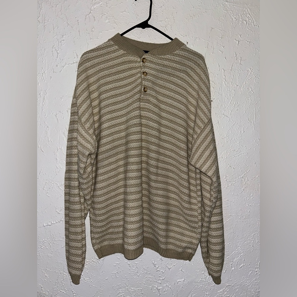 Men's Striped Crewneck Sweater